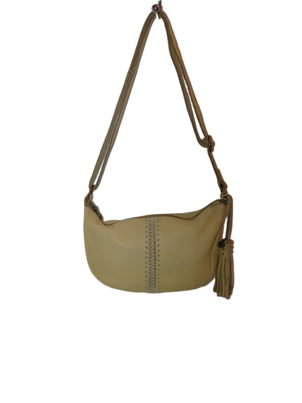 The Sak Silverlake Leather Crescent Bag in Buttercup